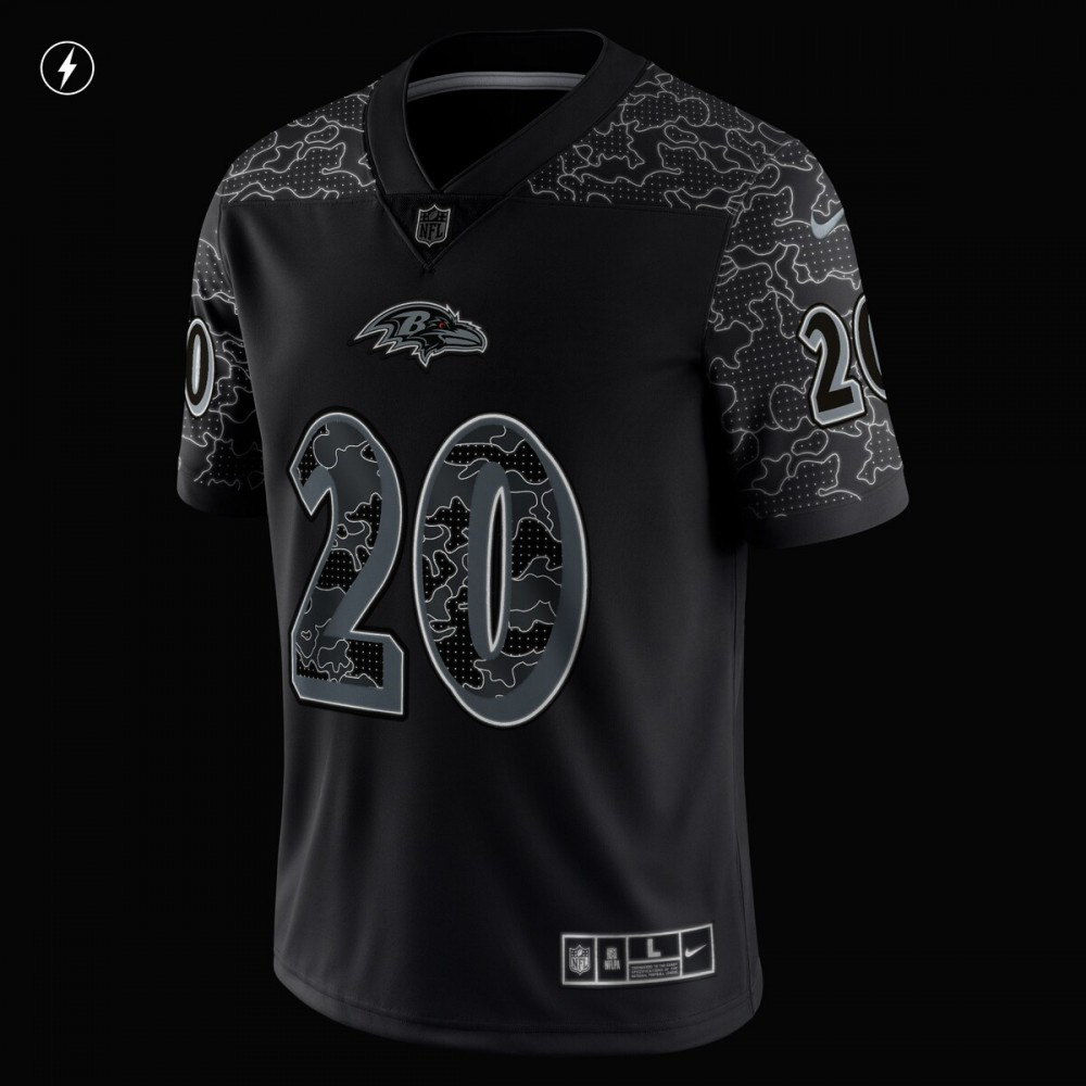 Ed Reed Baltimore Ravens Nike Retired Player RFLCTV Limited Jersey - Black-Profan Arena